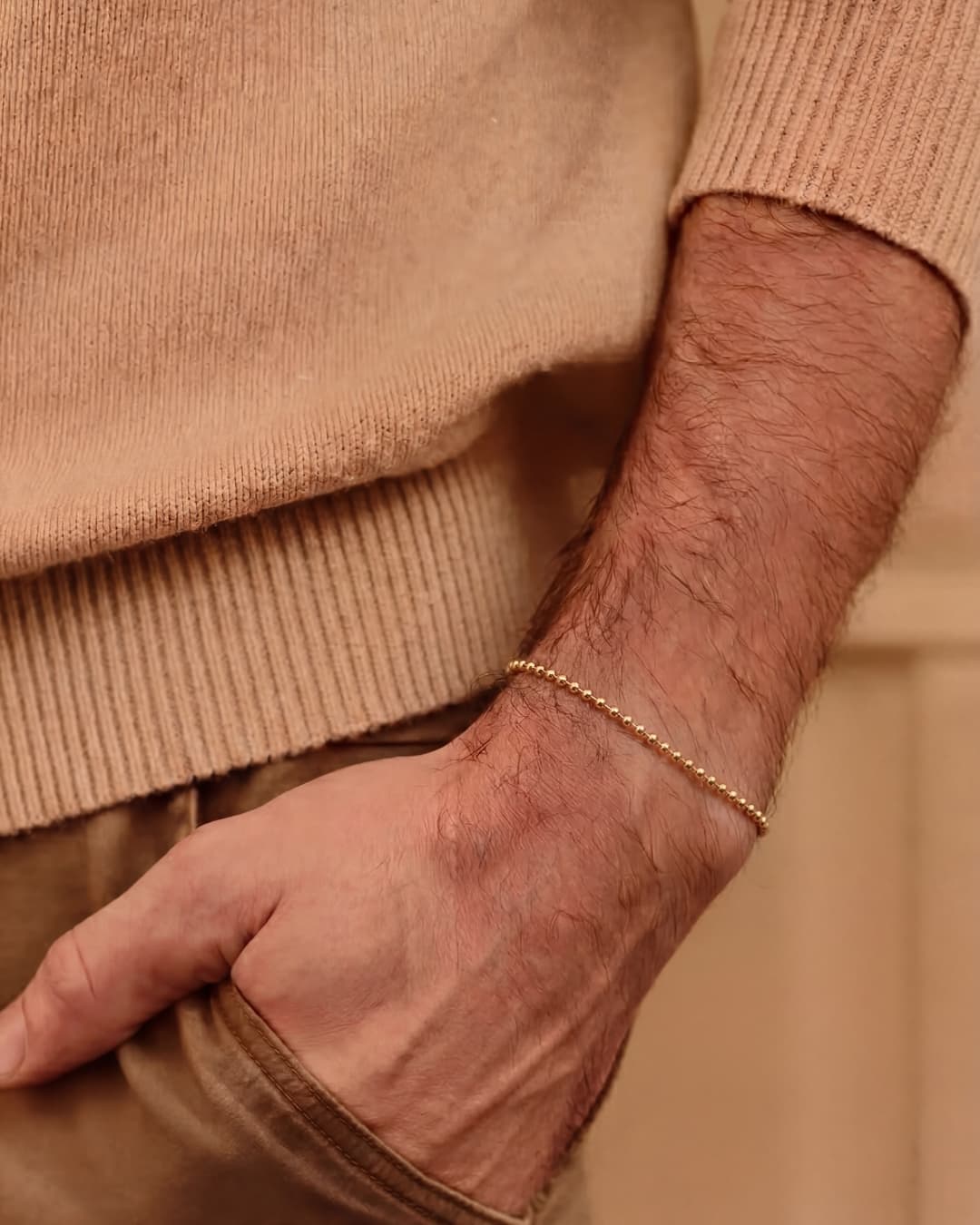 Bead Bracelet worn on man