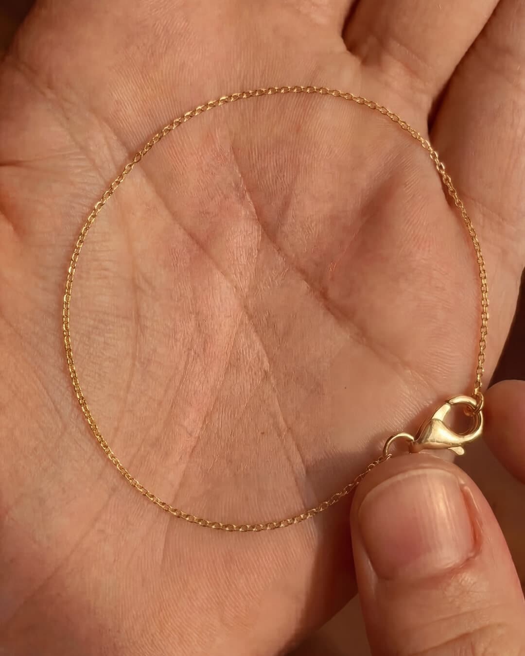 Cable Bracelet in yellow gold