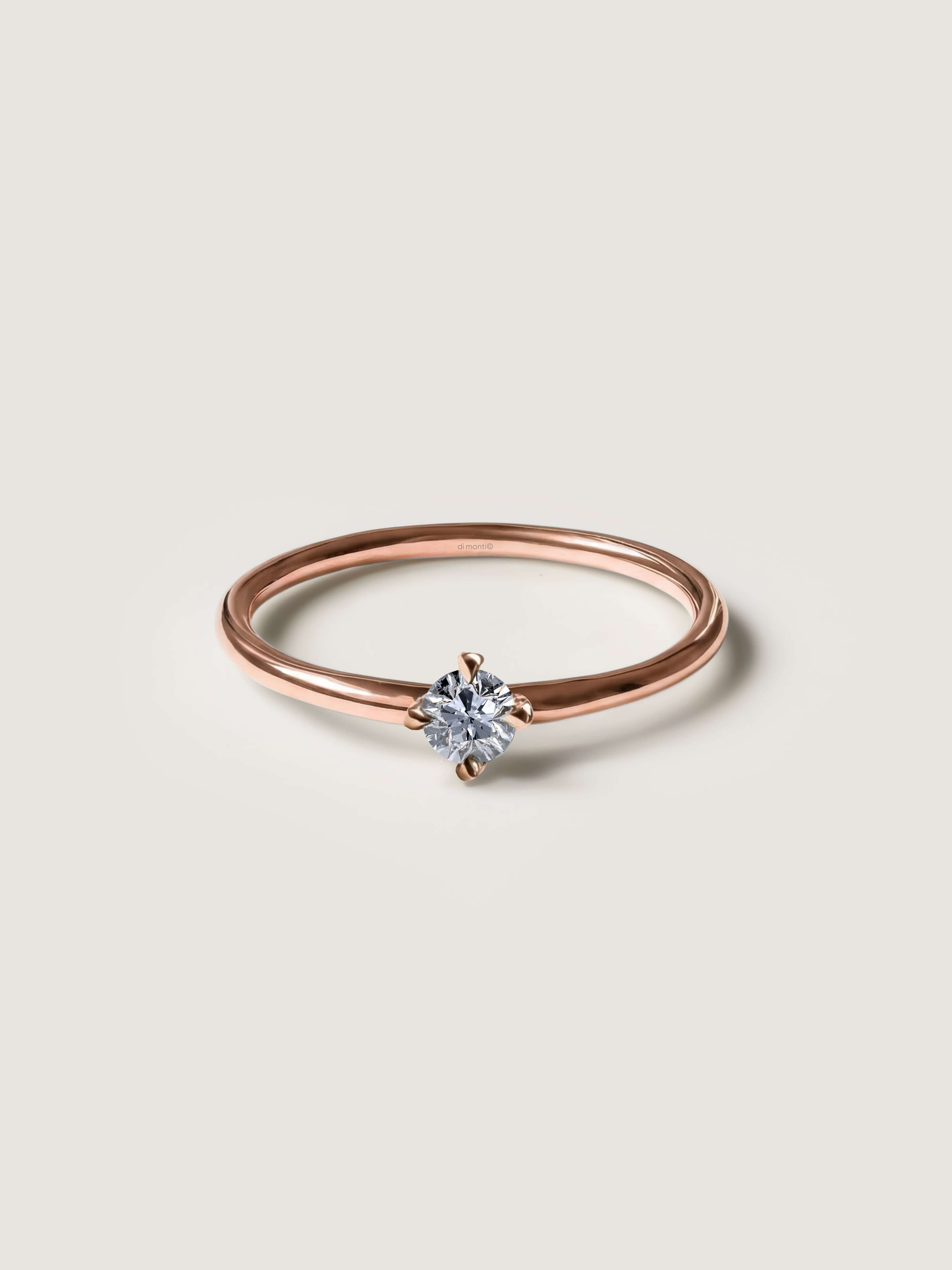 Cardinal Ring in rose gold