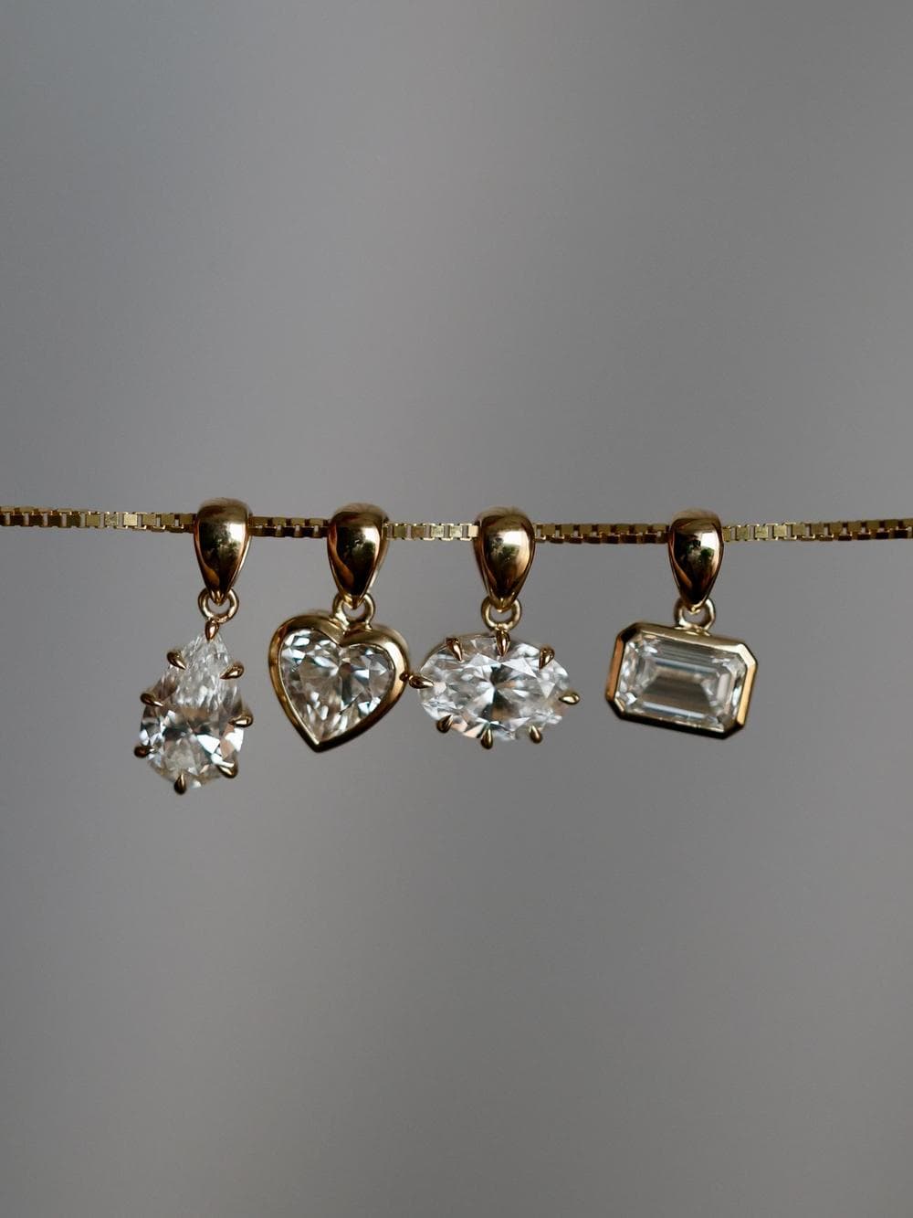 Emerald Cut Pendant variants