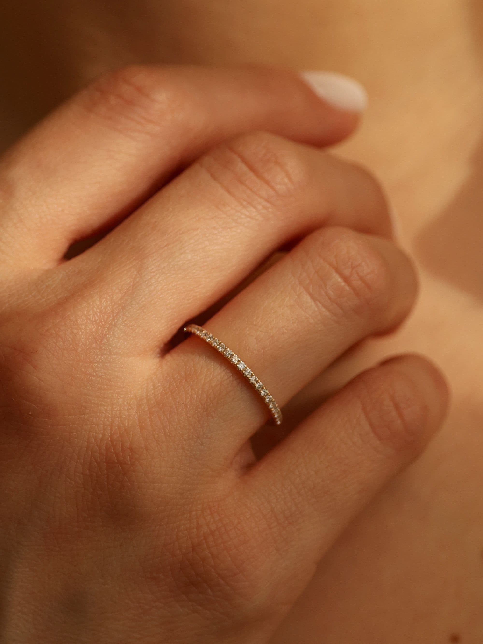 Anillo de eternidad en Oro 18k
